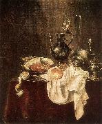 HEDA, Willem Claesz. Ham and Silverware wsfg France oil painting reproduction